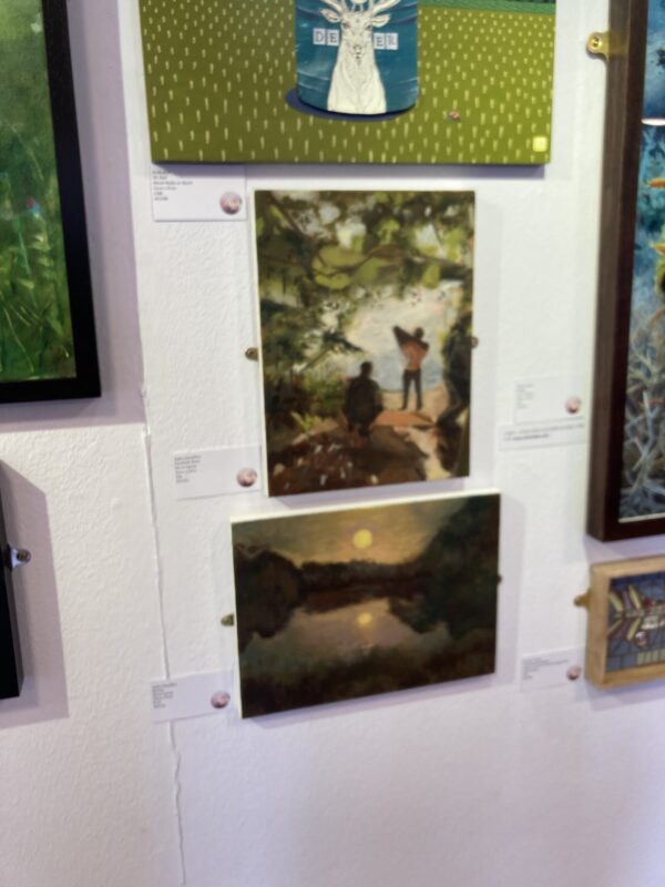 My paintings at Sock Gallery, Loughborough